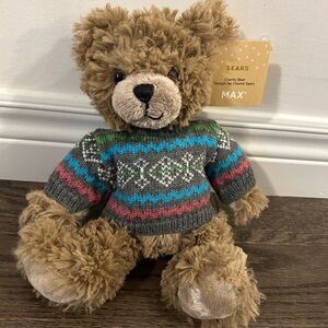 Sears Charity Bear with Colorful Sweater